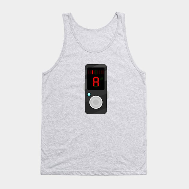 Out of Tune - Guitar Tuner Pedal Tank Top by d13design